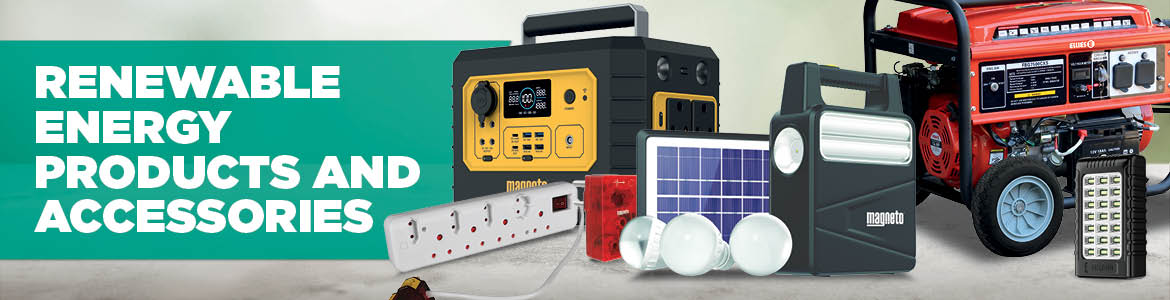 RENEWABLE ENERGY PRODUCTS AND ACCESSORIES